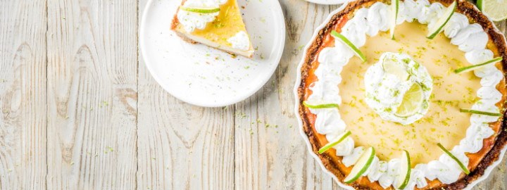 Suikervrij bakken met Sukrin suikervrije key lime pie